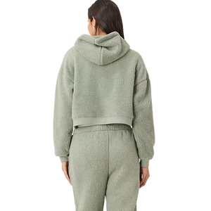 Conjunto de Sudadera con Capucha y Pantalones Deportivos para Mujer, Sudadera Holgada, Pantalones Deportivos Ajustados con Cordón en la Cintura, Conjunto Informal de Dos Piezas, Venta al por Mayor - Product Image 4