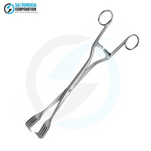 Pinzas Tenaculum Pratt Manuales de Acero Inoxidable de Grado Médico, Instrumento de Clase II con Certificación CE para Manipulación Cervical Precisa - Product Image 1