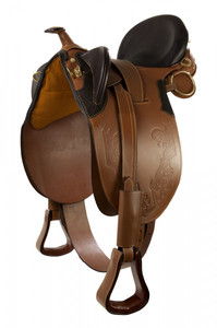 Selle anglaise en cuir véritable à prix d'usine pour courses de chevaux australiennes, fournitures équestres, bride de cheval durable - Product Image 4