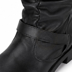Bottes médiévales en cuir de qualité supérieure, durables, confortables, design d'inspiration traditionnelle, toucher doux, écologiques, légères - Product Image 6