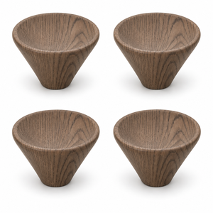 Solid Wood Cone Knob Natural Finish Handcrafted <b>Cabinet</b> Handle Scandinavian Style for Kitchen <b>Cabinet</b> Solid Wood Knob - Product Image 1