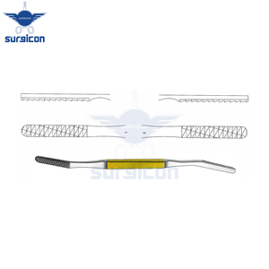 Râpes nasales Fomon 20,5 cm / 8 pouces, angulaires avec inserts en carbure de tungstène TC 40 x 7 mm Fig. 1/2 pour une mise en forme précise des os nasaux - Product Image 5