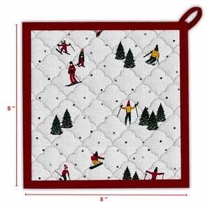 Support de casserole de qualité export avec motif de Noël imprimé, 100 % OEM, meilleure qualité, taille personnalisée pour usage en cuisine. - Product Image 5