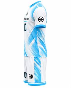 Conjunto de Uniforme de Fútbol Personalizado, Camiseta de Fútbol con Pantalones Cortos a Juego, Ropa Deportiva para Equipos, Kit Atlético de Manga Corta, Ropa Deportiva de Entrenamiento al por Mayor - Product Image 5