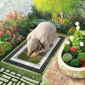 Tapis de prière musulman en kilim persan, pelucheux, lavable, de qualité supérieure, 2'x3', pour usage domestique - Product Image 3