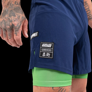Shorts décontractés et utilitaires pour hommes en toile, élasthanne et polyester, anti-plis, taille mi-haute élastique, durables, extensibles, avec poches avant solides - Product Image 6