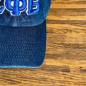 หมวกยีนส์สีเข้ม Zeta Phi Beta ปักลาย ZPB หมวกเบสบอลปักลายชมรมนักศึกษา ตะเข็บสีน้ำเงิน สายปรับได้ สไตล์ลำลอง หมวกผู้หญิงทันสมัย - Product Image 6