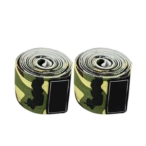 Camo Pattern <b>Elbow</b> Wrap Powerlifting <b>Support</b> Heavy Duty Elastic Arm Brace Fitness Training Gear Custom OEM Supplier - Product Image 2