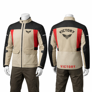 Chaqueta de Motociclismo Impermeable Personalizada para Hombre, Chaqueta Textil de Motociclismo a Prueba de Viento, Transpirable, para Aventuras - Product Image 2