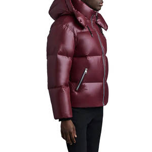 Blouson d'hiver matelassé personnalisable très demandé, chaud et tendance, avec fermeture éclair intégrale, pour hommes, à prix de gros - Product Image 3