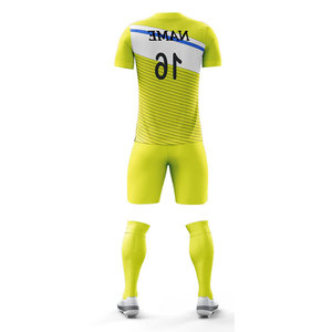 Nuevo Diseño de Uniformes Deportivos de Baloncesto y Fútbol con Forro y Patrón Sublimado, Conjuntos de Uniformes Deportivos de Fútbol en Venta al Por Mayor - Product Image 2