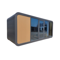 Maison modulaire préfabriquée chinoise, maison capsule Apple Cabin, maison conteneur, mini-maison portable avec assemblage rapide