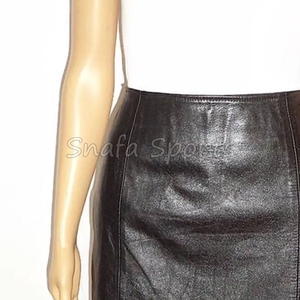 Jupes en cuir pour femmes, cuir véritable, dernières tendances, jupes longues de haute qualité pour tenues décontractées, service OEM. - Product Image 5