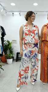 ชุดเซ็ตผ้าฝ้ายทำมือสำหรับผู้หญิง สไตล์โมเดิร์น ดีไซน์เรียบหรู พร้อมรายละเอียดประณีต ทออย่างสบาย ใส่ได้ทุกโอกาส ชุดมิดิ 2 ชิ้น - Product Image 2