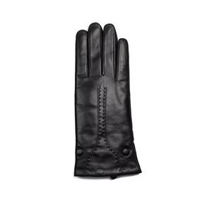 Gants et mitaines en cuir pour homme, de haute qualité, tendance, pour la conduite, compatibles avec les écrans tactiles, chauds pour l'hiver, durables et simples - Product Image 3