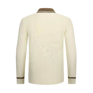 Chemises polo respirantes pour hommes à manches longues avec logo personnalisé imprimé – Meilleur design 2026 - Product Image 2