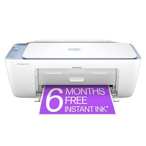 Stampante Inkjet a Colori All-in-One Wireless DeskJet 2842e Blu con Scanner e Copiatrice, 6 Mesi di Instant Ink Inclusi - Product Image 2