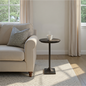 Modern Minimalist <b>round</b> <b>Side</b> <b>Table</b> for Compact Spaces Sleek Drink <b>Table</b> to Enhance Living Room Beauty Home Furniture - Product Image 6