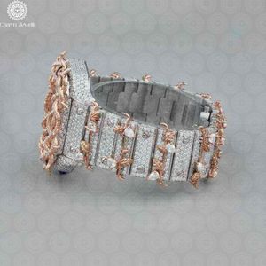 Reloj de Lujo para Mujer Charm Jewells, Caja Cuadrada de Acero Inoxidable de 38 mm, Cristal de Zafiro, Cierre de Mariposa, Cuarzo Analógico - Product Image 3