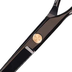 High Manufacturer Customized Logo Stainless Steel Hair Scissors Barber Straight Blade Design with Personalized Logo - Product Image 4