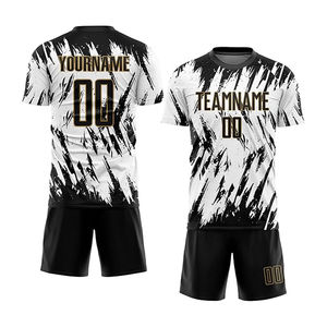 ชุดฟุตบอลผู้ชายขายส่ง ออกแบบเองได้ ชุดแข่งแบบซับลิเมชั่นเต็มตัว ชุดกีฬาฝึกซ้อม คุณภาพสูง ราคาประหยัด - Product Image 1