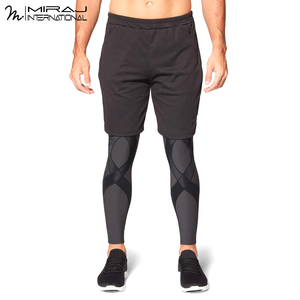 New Trendy OEM ODM Engineered Support <b>Tights</b> <b>for</b> Active Training & Recovery Premium Quality <b>Men's</b> <b>Compression</b> Leggings - Product Image 3