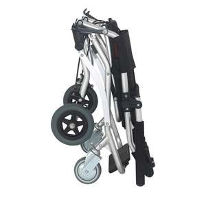 Fauteuil roulant pliant léger manuel d'utilisation d'hôpital MN-LY004 avec les roulettes solides avant et la roue arrière de MAG - Product Image 3