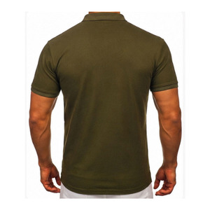 เสื้อโปโลผู้ชายสำหรับฤดูร้อน แห้งเร็ว เรียบง่าย ทันสมัย แขนสั้น ปักโลโก้ ผ้าเทอร์รี่ ขายส่งเสื้อโปโลชาย - Product Image 6