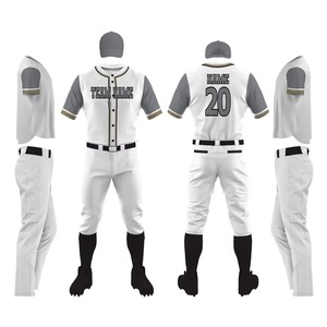 Custom Breathable Baseball Jerseys for Men with Short Sleeves and Custom Team Name-Sublimation Print - Product Image 6