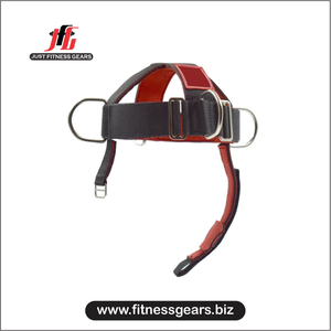 JUST FITNESS GEARS <b>Rower</b> Head Harness Neck Exercise Adjustable Anti-Slip Breathable Cowhide Strap Heavy Duty Professional Sports - Product Image 3