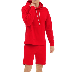 Vente en gros de sweats à capuche et shorts de haute qualité pour l'automne, avec design personnalisé et impression de logo, 430 g/m², polyester/coton - Product Image 2