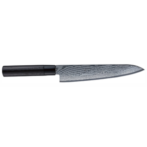 Couteaux de chef, lame de 240 mm, outil de découpe de cuisine en acier inoxydable avec manche métallique rainuré pour hacher les légumes et la viande - Product Image 2