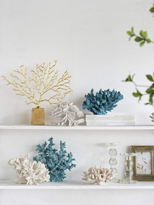 Adorno de Árbol Decorativo para el Hogar con Acabado Dorado, para Mesa y Decoración de Sala de Estar, Adorno de Lujo para la Entrada de la Oficina - Product Image 5