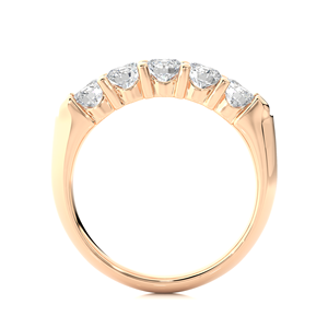 18K Gold <b>Diamond</b> <b>Ring</b> Lab Grown <b>Diamond</b> <b>Ring</b> 1.11 CT Round Cut in 14 Pieces of <b>Diamond</b> Stone for Wholesale Export - Product Image 6