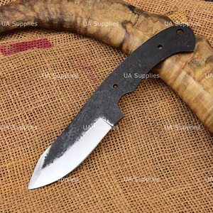 Cuchillo Forjado a Mano de Acero de Alto Carbono con Hoja de Punta Caída y Mango de Madera para Camping, Fabricación Personalizada OEM, Venta al por Mayor Directa de Fábrica UA - Product Image 5