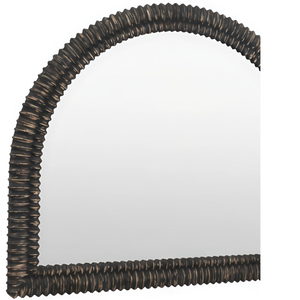 กรอบกระจกติดผนังไม้สีดำตกแต่งด้วยมือ ดีไซน์หรูหราทันสมัย เหมาะสำหรับตกแต่งบ้าน ห้องนั่งเล่น ห้องนอน และทางเข้าบ้าน - Product Image 4