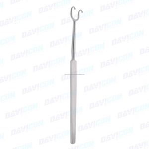 Medical Grade High Quality Stainless Steel Fomon Manual Nostril <b>Elevator</b>-Retractor Two Prongs/W Ball Tips 6.1/4 in - Product Image 4