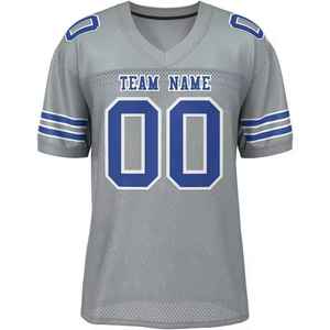 2k26 Nuevo estilo, camiseta de fútbol americano personalizada, camiseta deportiva de manga corta con cuello en V para hombre, uniforme de equipo - Product Image 6