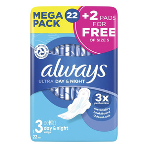 Serviettes hygiéniques Always Feminine : Fraîcheur et confiance au quotidien - Product Image 1