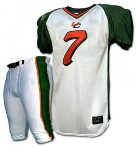 Uniforme de football américain personnalisable, maillot de football en polyester durable avec pantalon assorti - Product Image 5