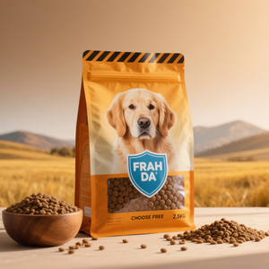 Ziplock personalizado papel de aluminio perro gato plástico fondo plano personalizado seco alimentos para mascotas 20 Kg bolsas de embalaje bolsa de comida para mascotas - Product Image 5