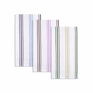 Serviette de cuisine 100% coton, douce, pour le nettoyage, séchage rapide, haute qualité, meilleur design rayé, au prix le plus bas - Product Image 6
