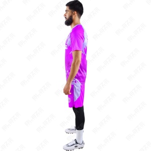 Blaze Fight Wear Ensembles de football Sublimation Vêtements de football pour hommes 100% Polyester France Costume de football Chemises de football maillot de football - Product Image 4