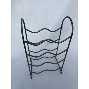 Moderno Estante de Vino Industrial de Metal, Diseño Rectangular de Hierro, Resistente al Óxido, para Almacenamiento en el Hogar o Bar - Product Image 2