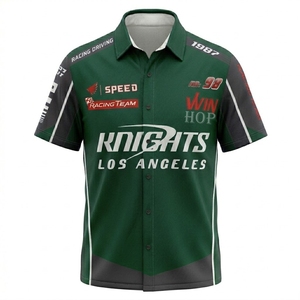 Camiseta personalizada con logo para equipo de carreras, jersey bordado transpirable para mecánicos, ropa para F1 y pistas de carreras. - Product Image 1