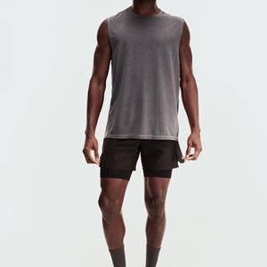 OEM ODM Sous-vêtements pour hommes en coton 100% tricoté, séchage rapide, imprimé, décontracté, fitness, coupe régulière, côtelé - Product Image 1