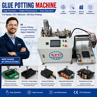 Máquina automática de escritorio para envasado de pegamento AB, 3 ejes CNC, dispensador de pegamento de dos componentes de resina epoxi, PU y silicona para electrónica