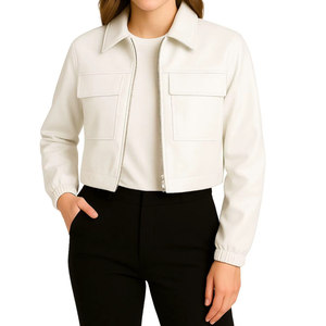 Custom Leather <b>jackets</b> for Women with High Quality Handsome Women'S Hot <b>Short</b> Leather <b>Jacket</b> <b>Short</b> Leather <b>Jacket</b> - Product Image 1