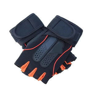 Gants de cyclisme unisexes durables à doigts entiers, noirs, respirants, antidérapants, en polyester, fermeture à enfiler pour le cyclisme et les sports d'été - Product Image 4