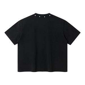 เสื้อยืดผู้ชายทรงบ็อกซี่ สไตล์ลำลอง คุณภาพสูง ผ้าเรียบ คุณภาพดี สตรีทแวร์ พิมพ์ลายพัฟฟ์ วินเทจ คอกลม แขนสั้น สำหรับฤดูร้อน - Product Image 3